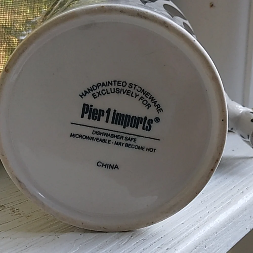 Pier 1 Zebra Mug